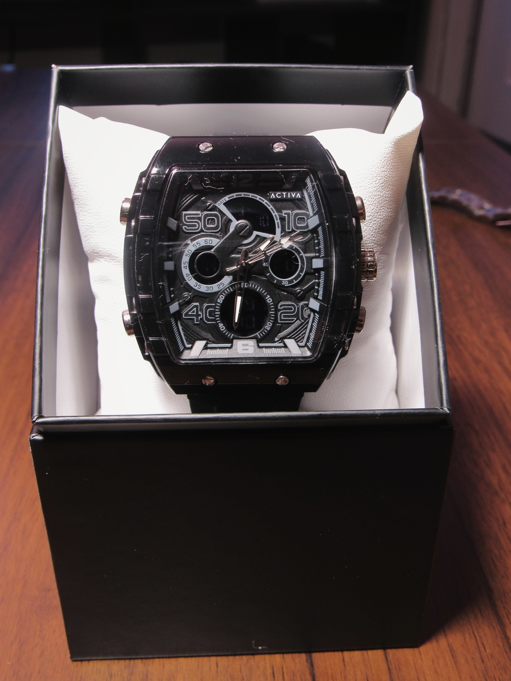 ACW8109-001 - Activa Vion X Invicta Digital Essentials Men's Watch - 45mm, Black - Picture 2 of 9